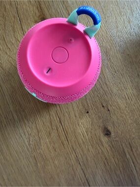Portable Pink Bluetooth Speaker with Carry Loop